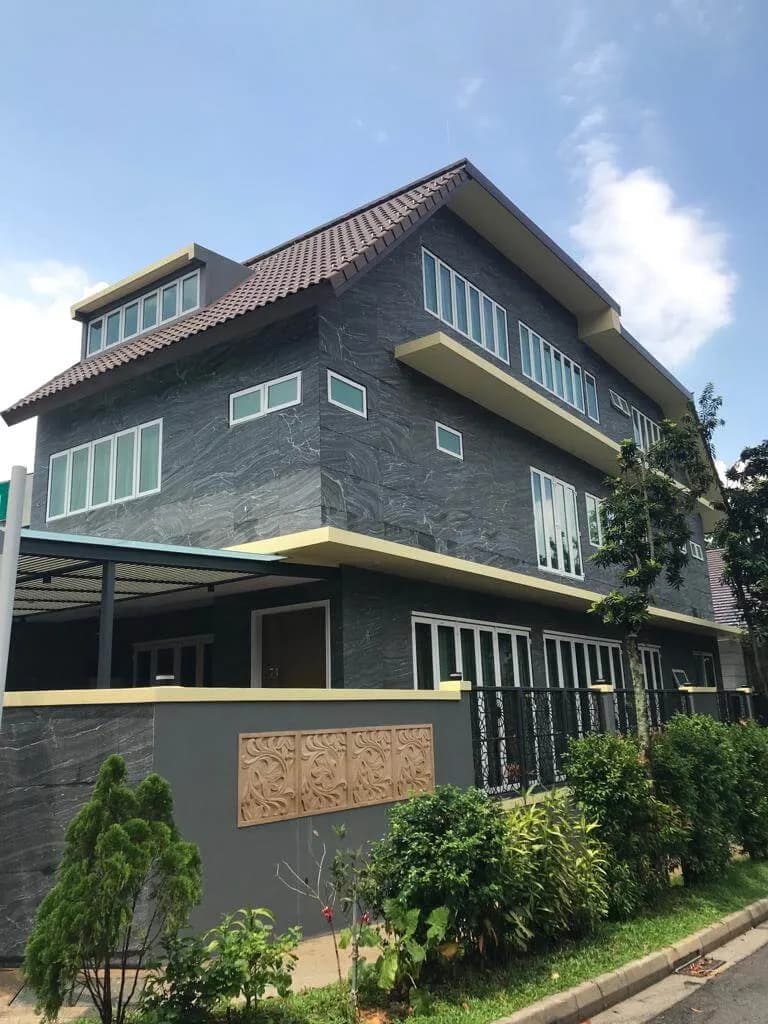 Rebuild and reconstruction of a landed house in Singapore