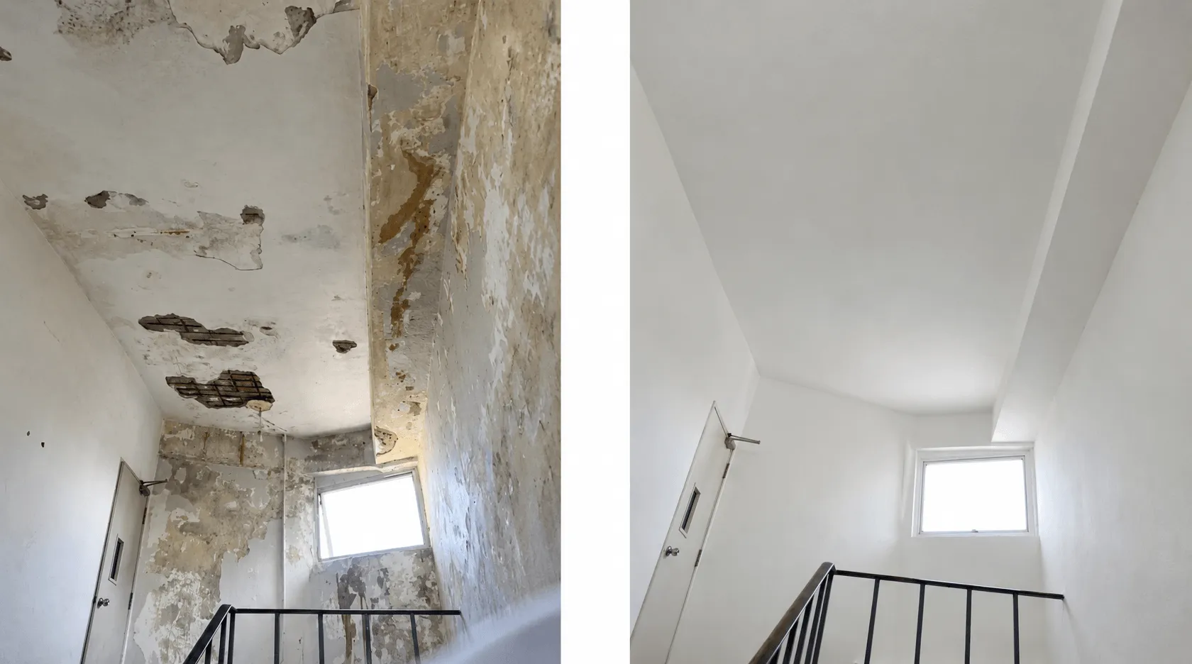 Repair and rectification works on a Singapore building